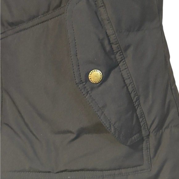 Lauren Ralph Lauren Down Feather Reversible Navy Plaid Vest Size Large - Picture 2 of 5